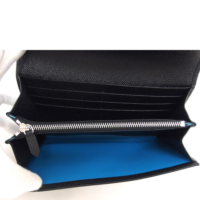 BVRGARI ブルガリ/ブルガリブルガリ/ロゴクリップ二つ折り長財布/ブラック/30414//ICチ***/Aランク/04