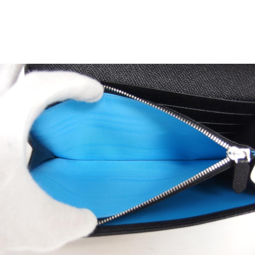 BVRGARI ブルガリ/ブルガリブルガリ/ロゴクリップ二つ折り長財布/ブラック/30414//ICチ***/Aランク/04