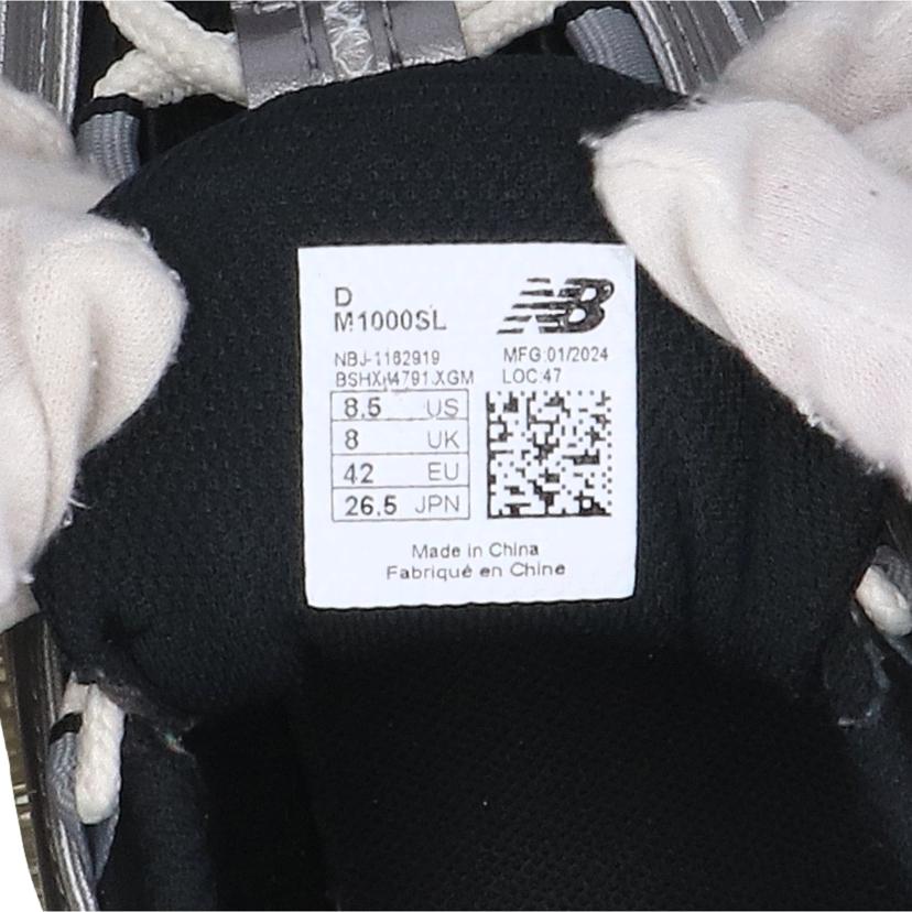 new balance ニューバランス/M1000SL SILVER/ローカットスニーカー/M1000SL//ABランク/05