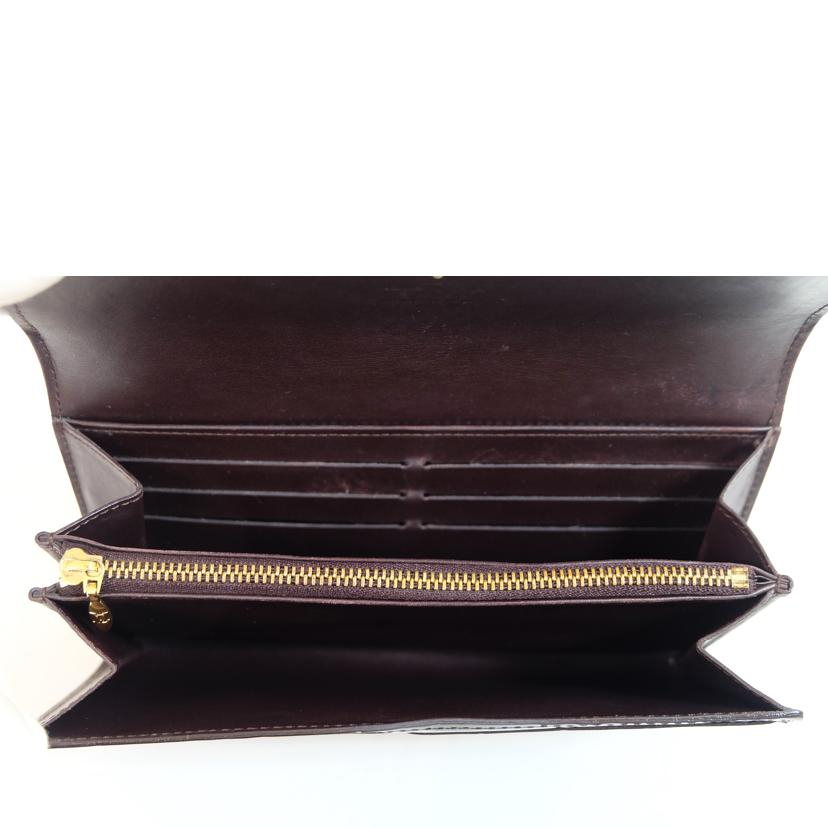 LV ルイヴィトン/ポルトフォイユ・サラ/ヴェルニ/アマラント/M93524//TN1***/Bランク/71