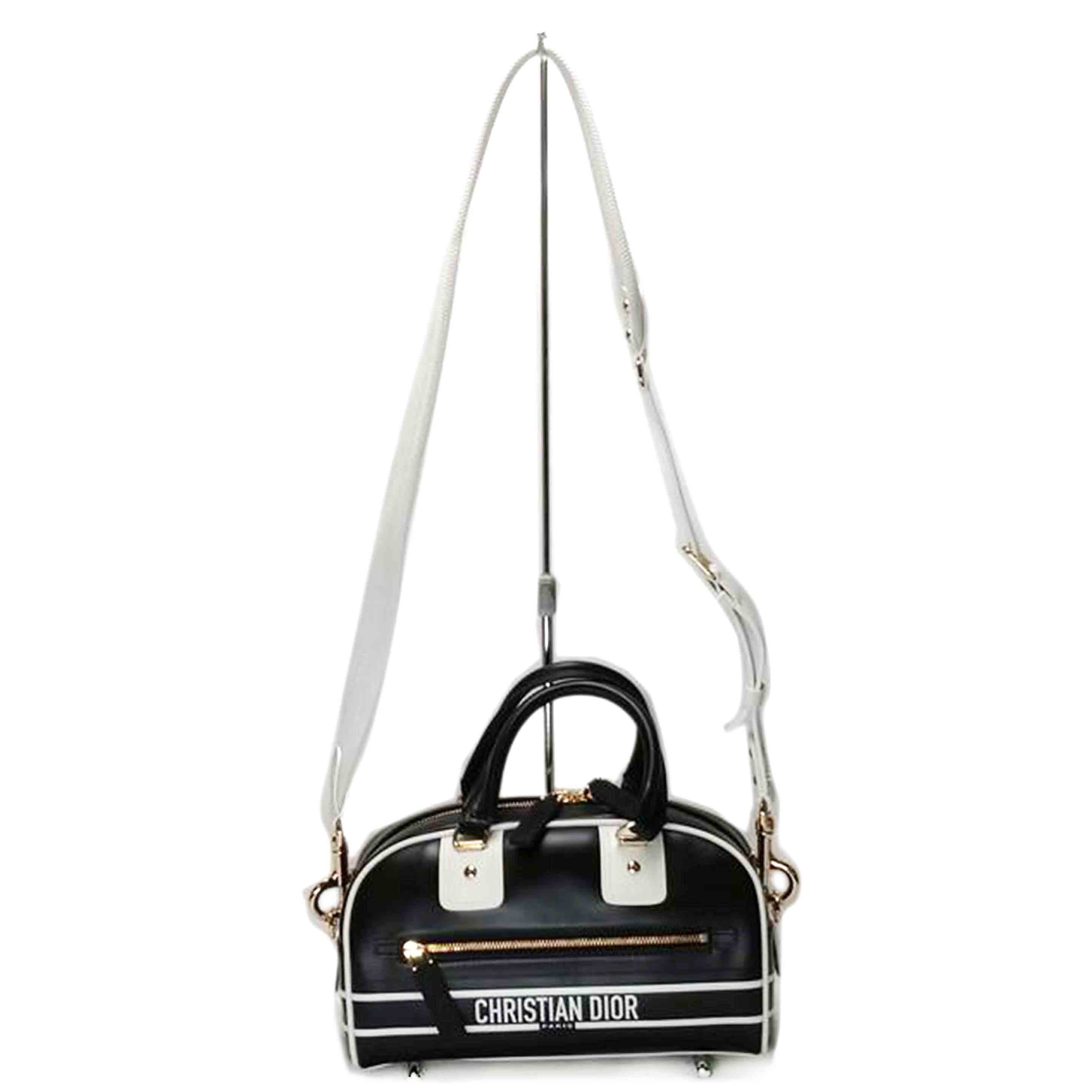 Christian Dior クリスチャンディオール/ヴァイブ スモール ボウリングバッグ/M6209OOBR//Aランク/52