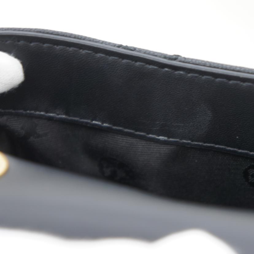 TORY BURCH トリーバーチ/ブラックストーンレザー/ゴールドハードウェア/87863 WILLA//100*****/ABランク/93