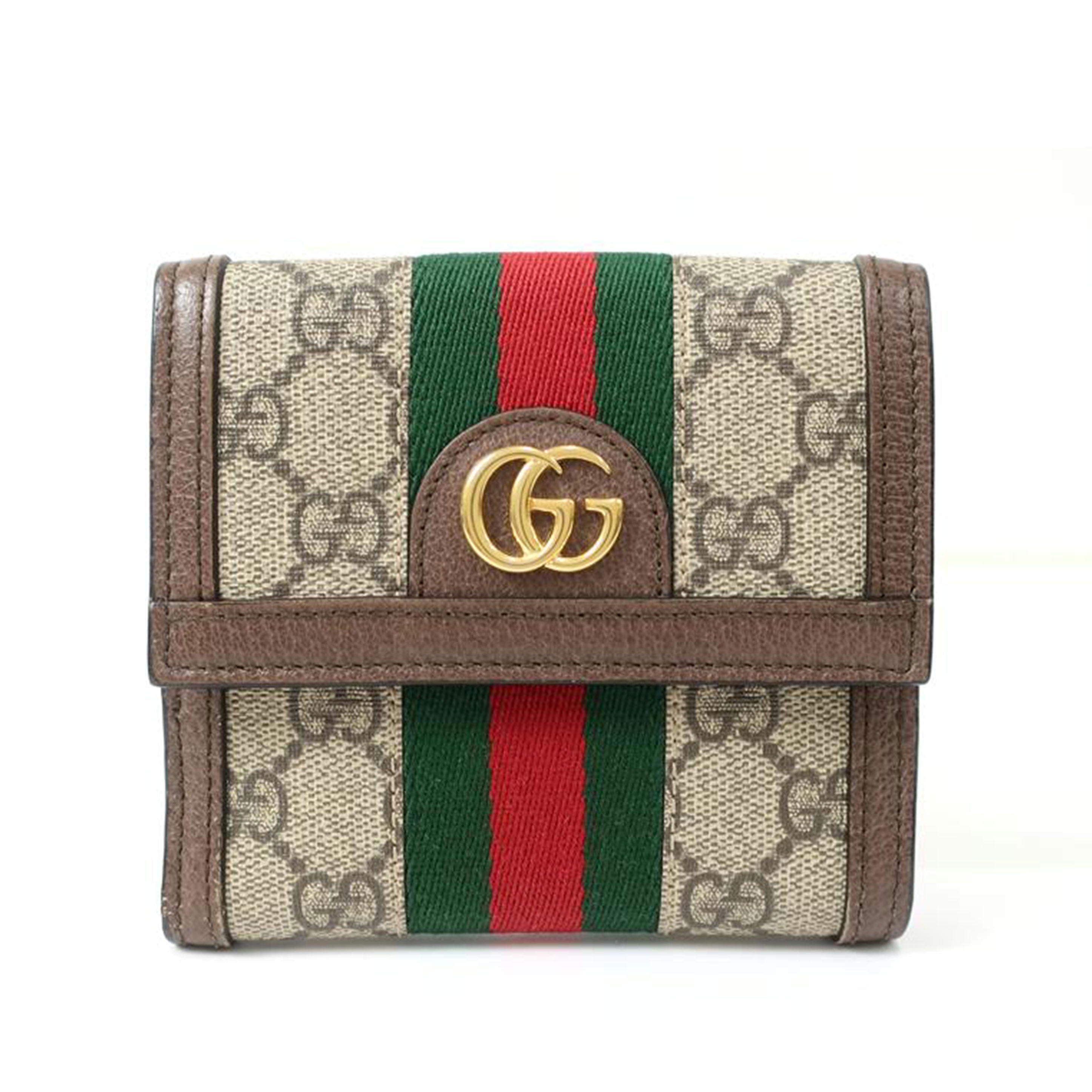 GUCCI グッチ/GG柄 二つ折り財布/523173//ABランク/65