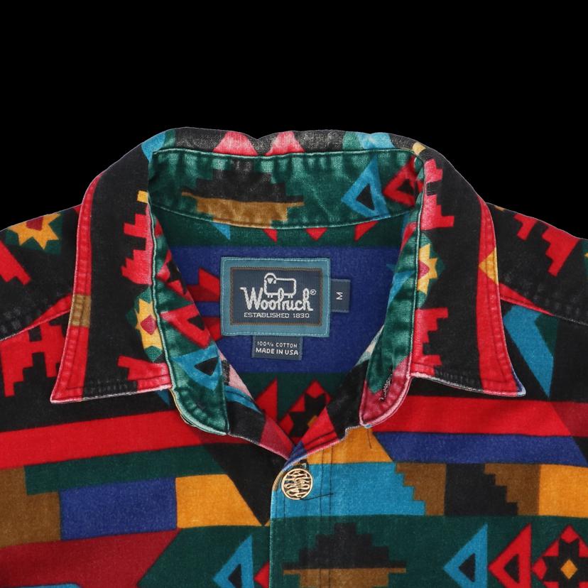 WOOLRICH ウールリッチ/90’s/ネルシャツ/アズテック柄/USA製/ヴィンテージ/9264821399700//ABランク/82
