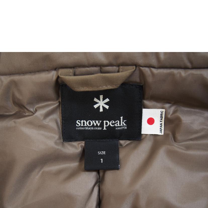 Snow Peak スノーピーク/ダウンジャケット/JK-18AU001//Bランク/71