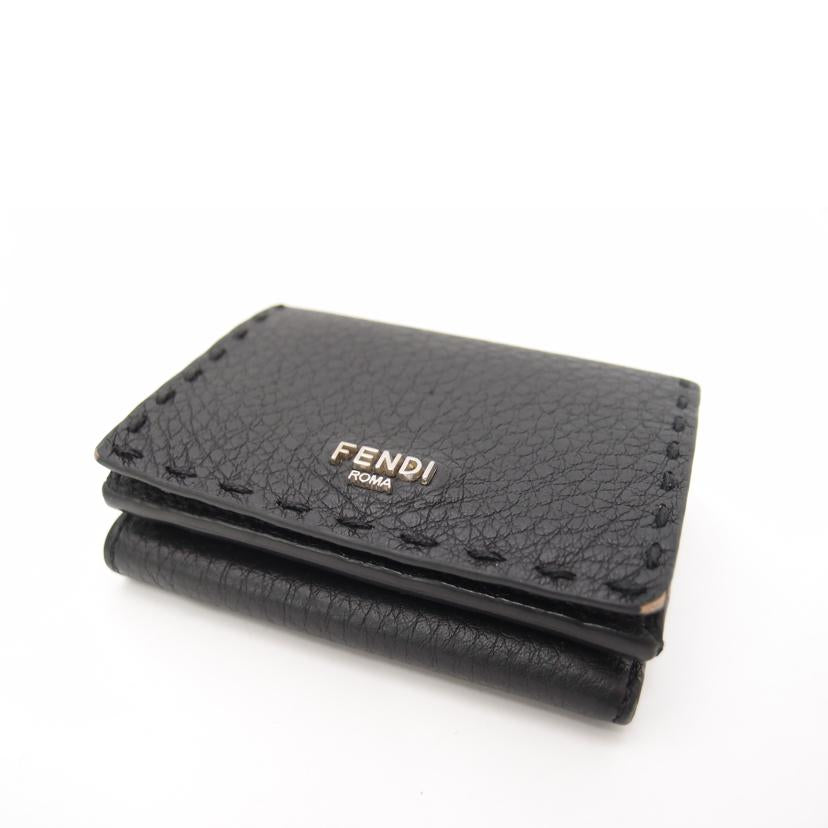FENDI フェンディ/セレリアコンパクト財布/ブラック//082*****/ABランク/69