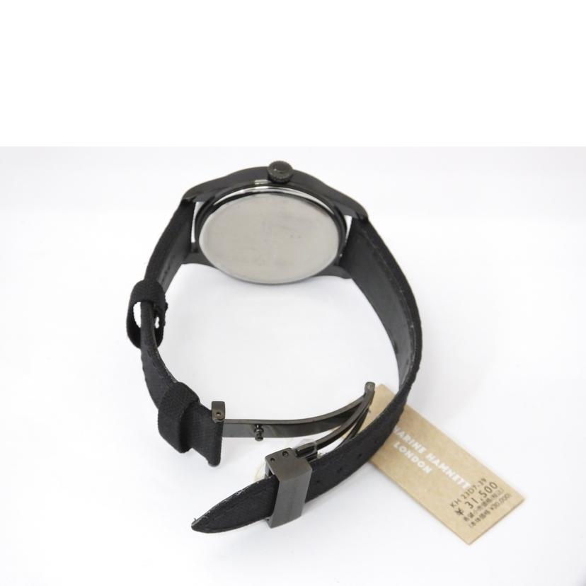 KATHARINE.H キャサリンハムネット/メンズクォーツ/ミリタリーブラックレッド/KH23D7-39//H88**/Bランク/88