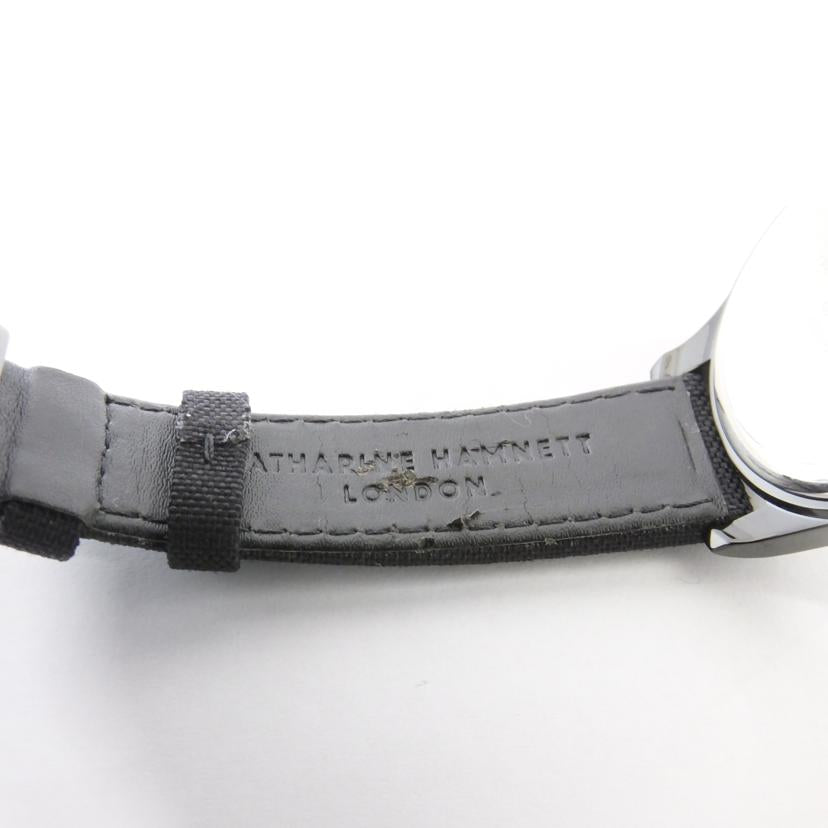 KATHARINE.H キャサリンハムネット/メンズクォーツ/ミリタリーブラックレッド/KH23D7-39//H88**/Bランク/88