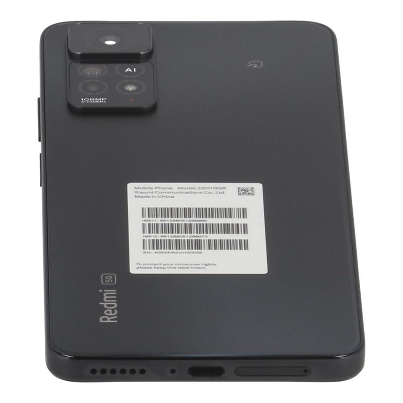 Xiaomi シャオミ/スマートフォン/Redmi Note 11 Pro 5G 128GB/2201116SR//37fbbc6098ad/Bランク/09