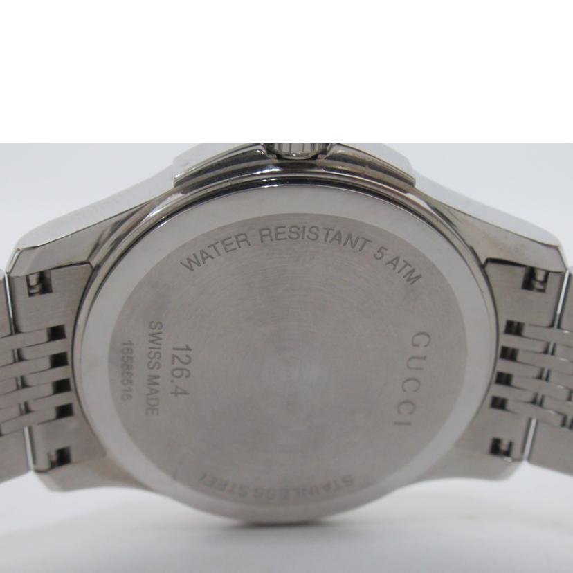 GUCCI/メンズウォッチ/Gタイムレス/クォーツ/デイト/126.4//165*****/Aランク/63