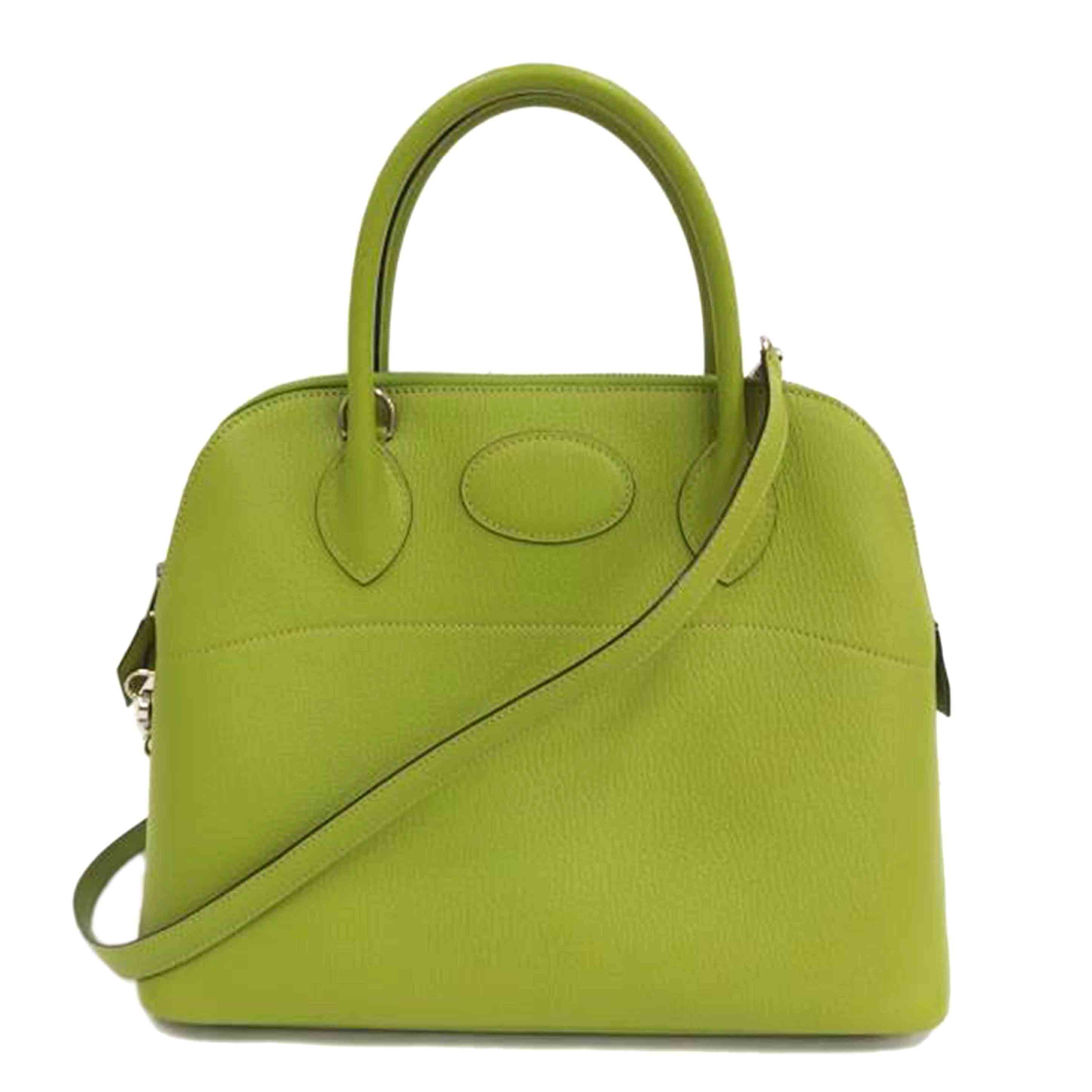 HERMES エルメス/ボリード31/アニスグリーン/シェーブル/2005年製//□I刻*/Aランク/82