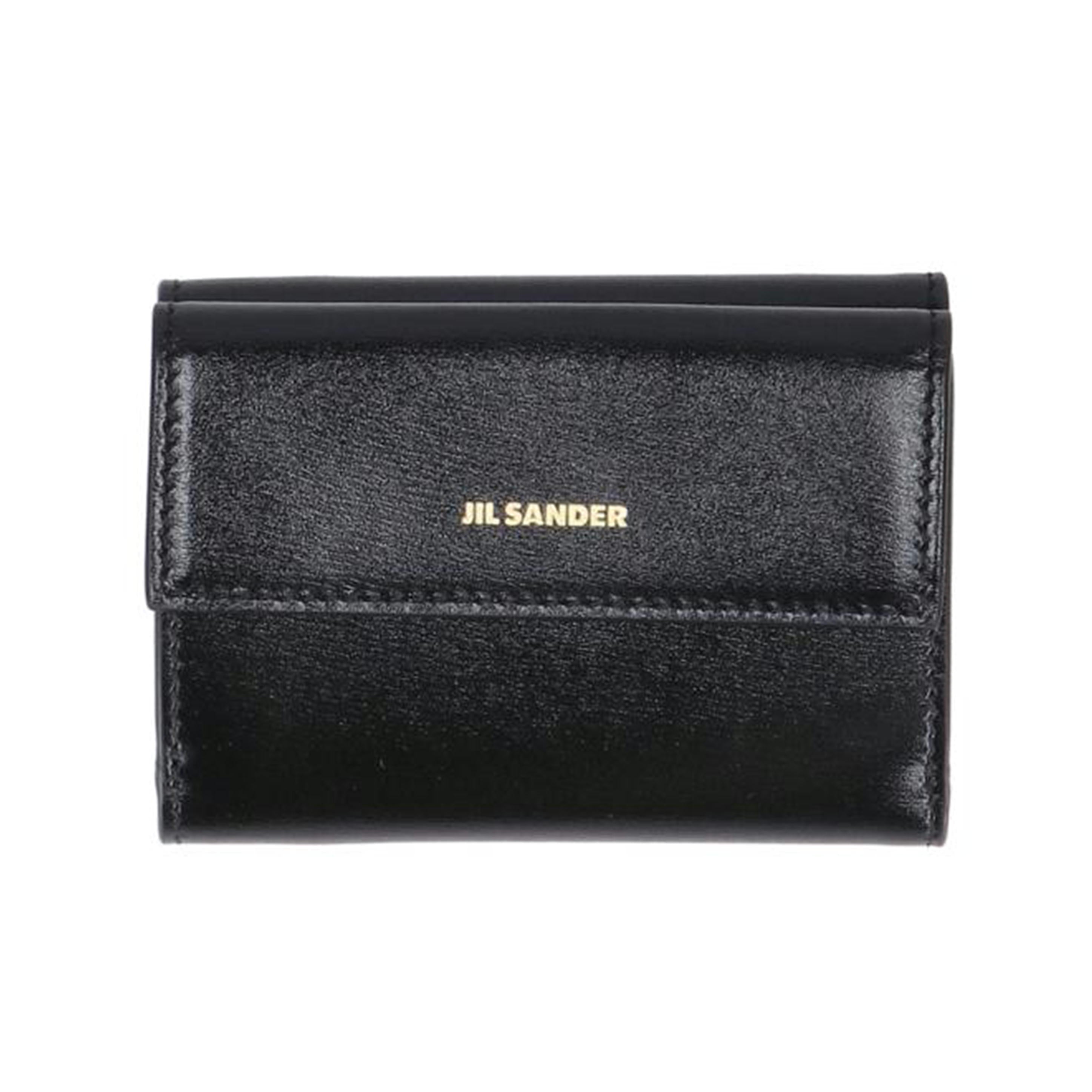JIL SANDER ジルサンダー/ジルサンダー/レザーコンパクト三つ折り財布//Aランク/75