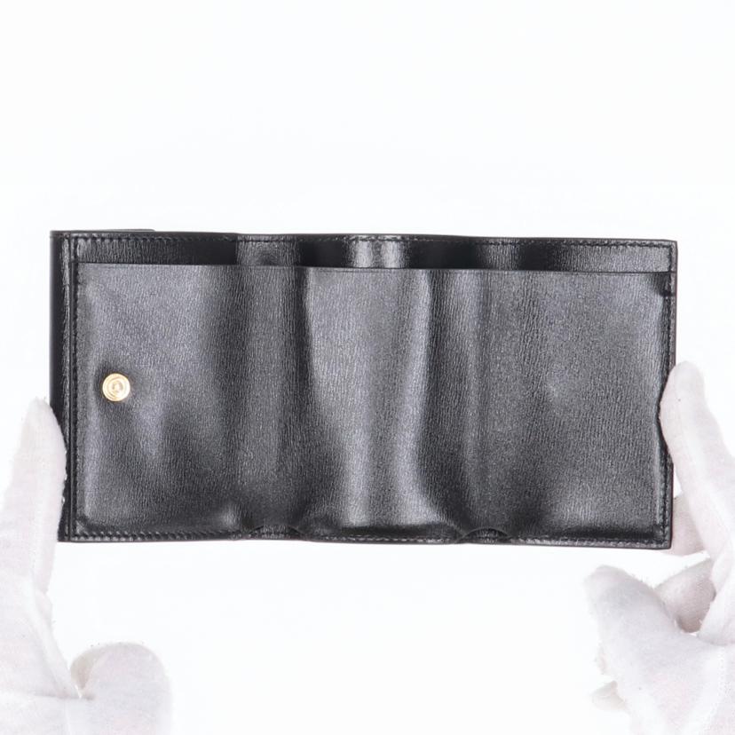 JIL SANDER ジルサンダー/ジルサンダー/レザーコンパクト三つ折り財布//Aランク/75