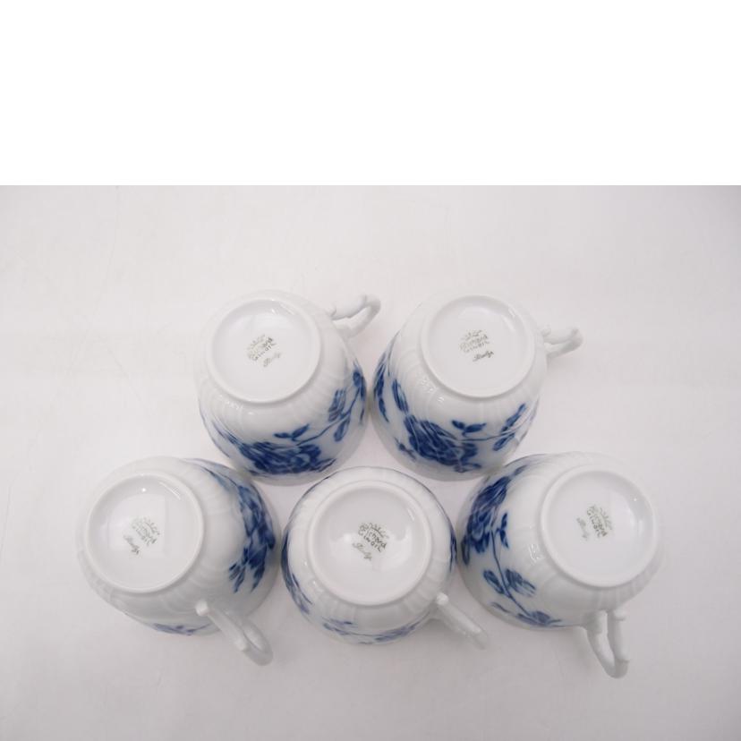 Richard Ginori リチャードジノリ/ジノリ ローズブルー カップ&ソーサー 5客セット//Aランク/69