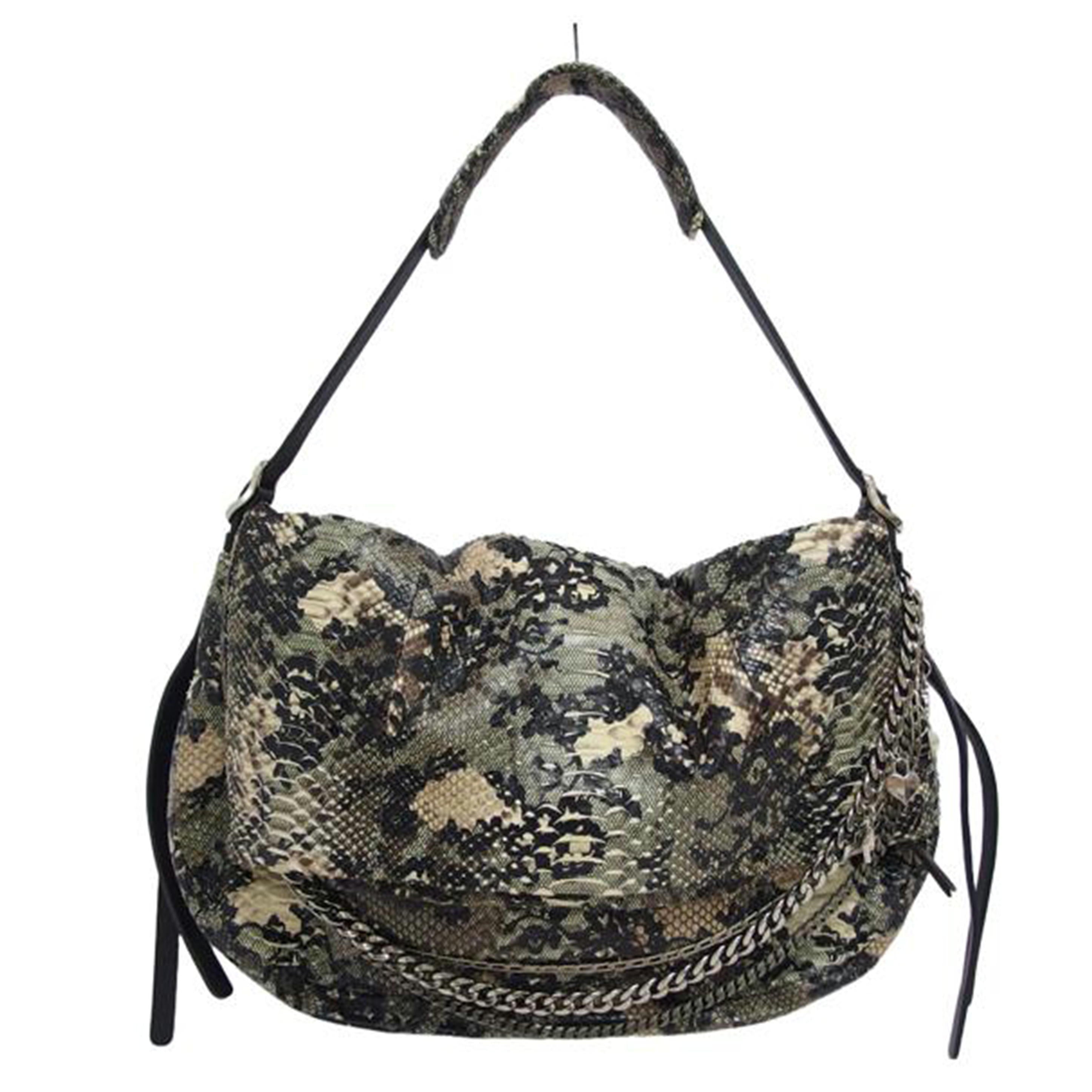 JIMMY CHOO ジミーチュー/パイソン/ナッパレザーショルダーバッグ//ABランク/04