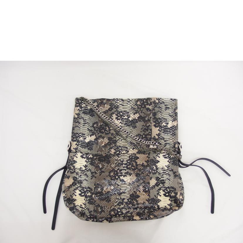 JIMMY CHOO ジミーチュー/パイソン/ナッパレザーショルダーバッグ//ABランク/04