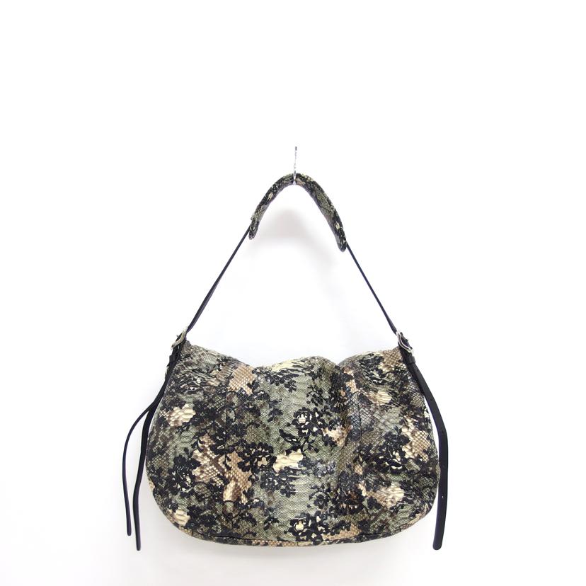 JIMMY CHOO ジミーチュー/パイソン/ナッパレザーショルダーバッグ//ABランク/04