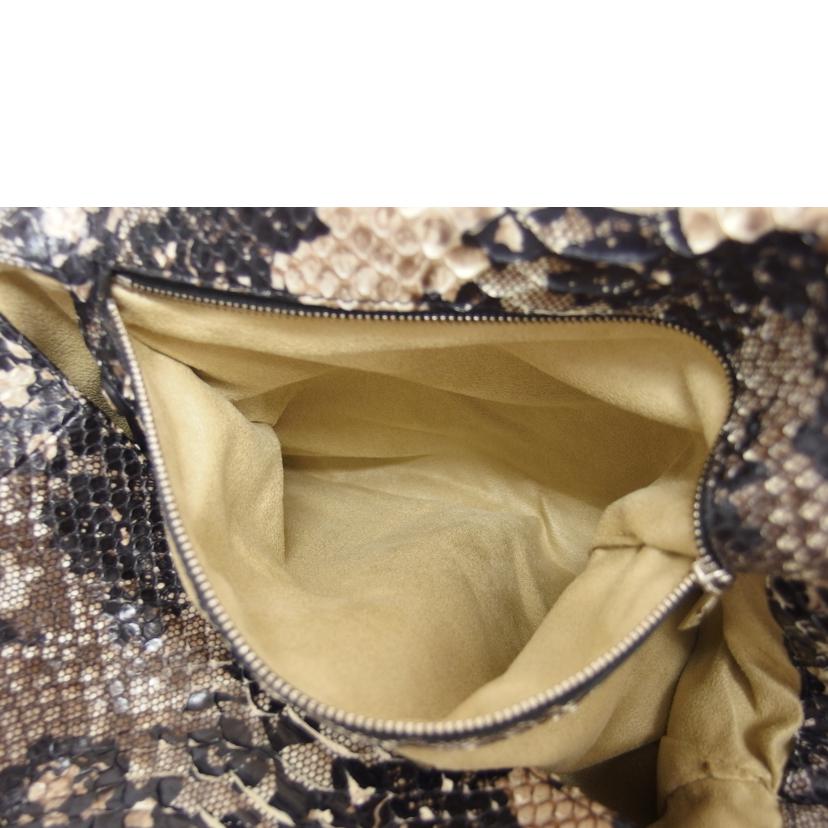 JIMMY CHOO ジミーチュー/パイソン/ナッパレザーショルダーバッグ//ABランク/04