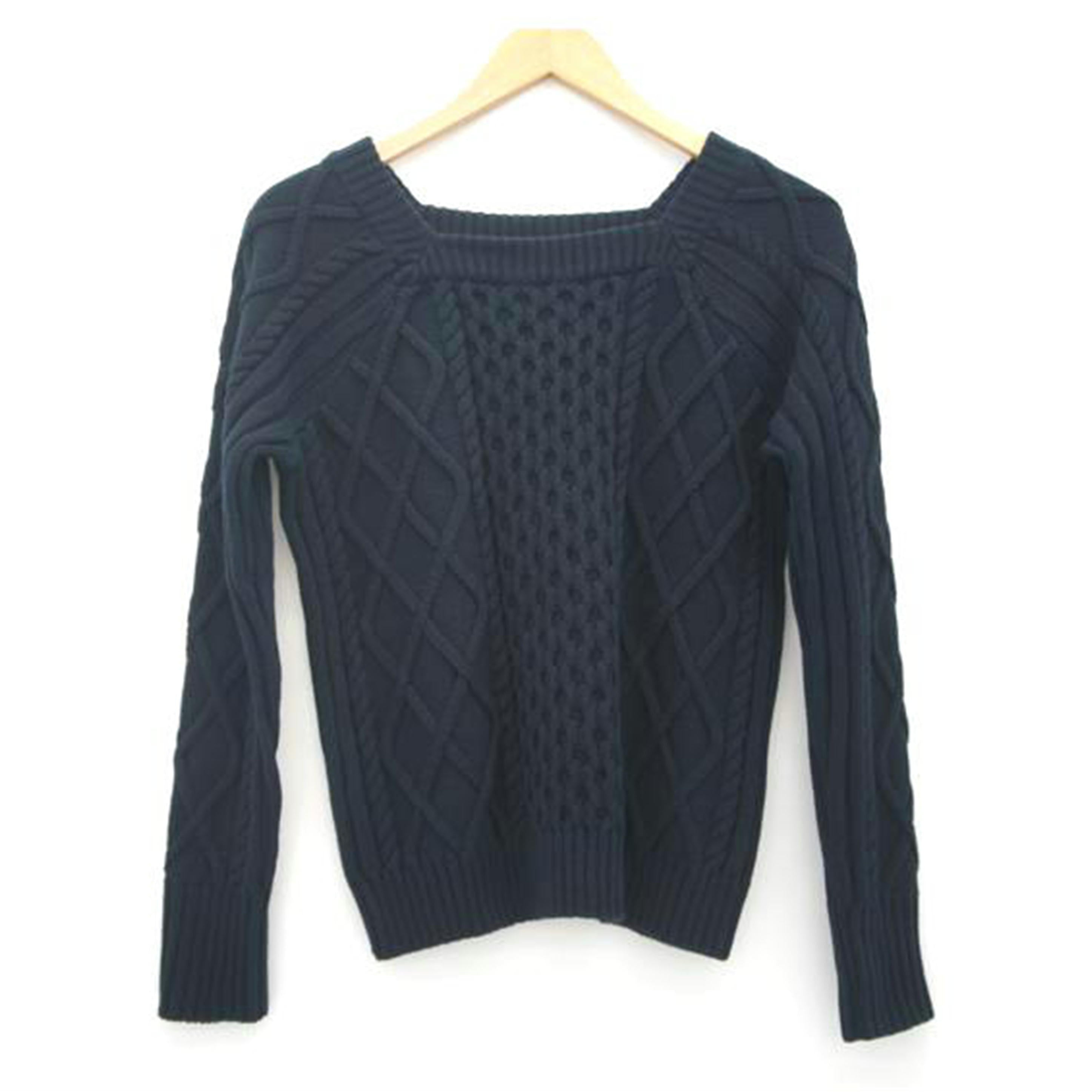 CRESTBRIDGE BLUELABEL クレストブリッジブルーレーベル/ケーブルニット/55N01-701-29//Aランク/09