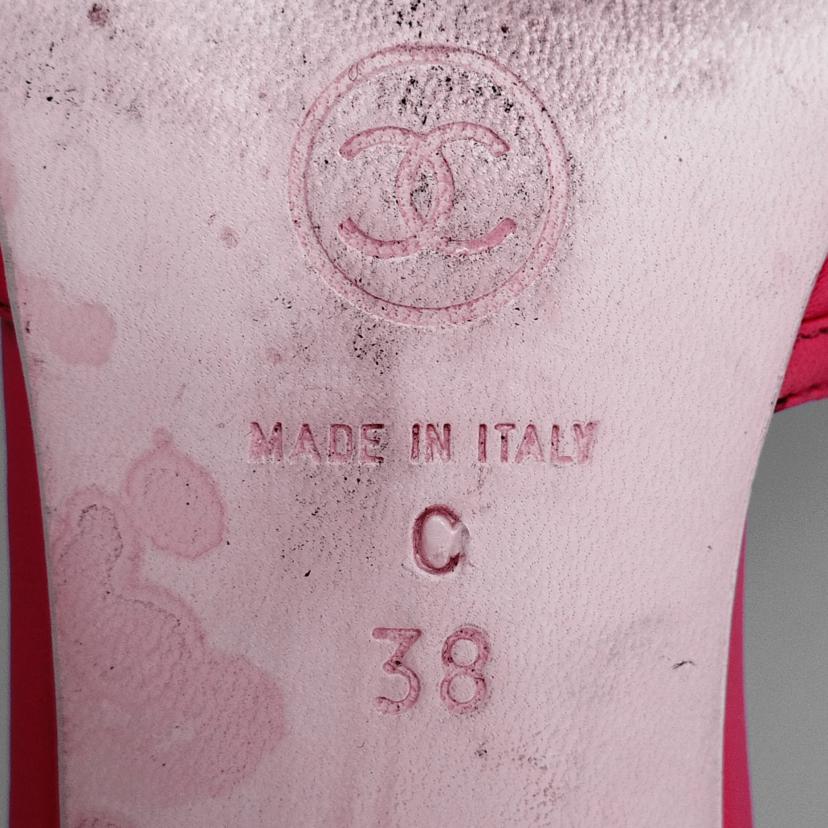 CHANEL シャネル/アザーオープンシューズ/アンクルストラップサンダル/G23891//38/約24cm/Bランク/75