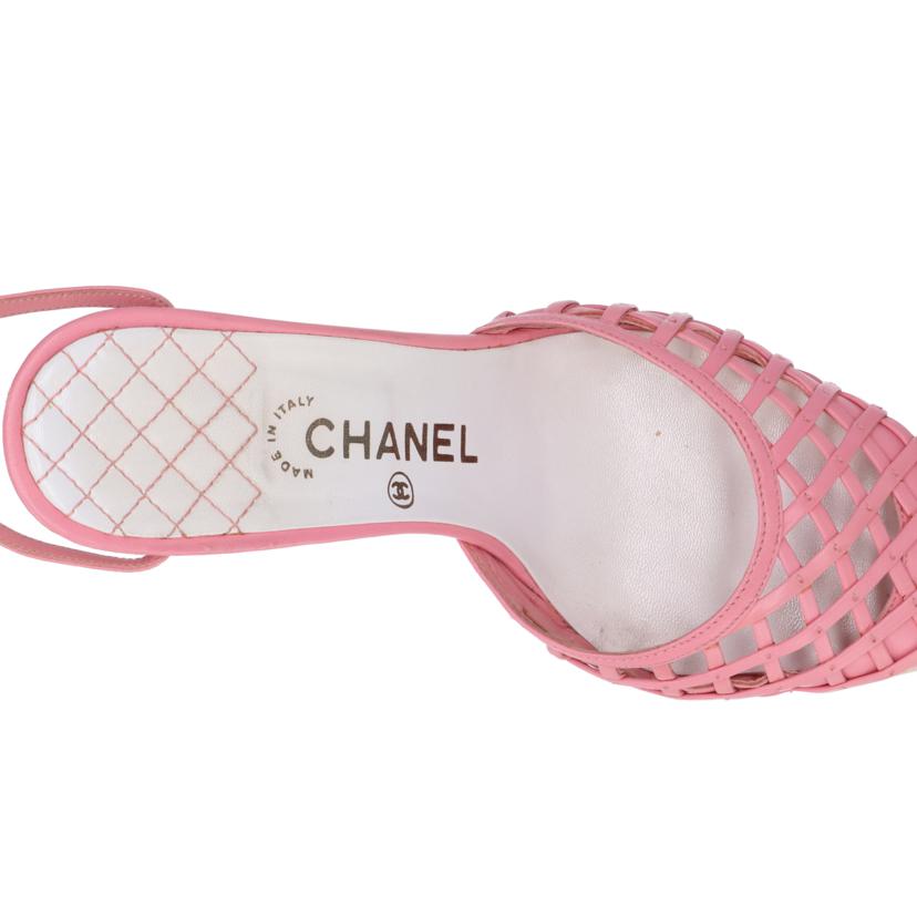 CHANEL シャネル/アザーオープンシューズ/アンクルストラップサンダル/G23891//38/約24cm/Bランク/75