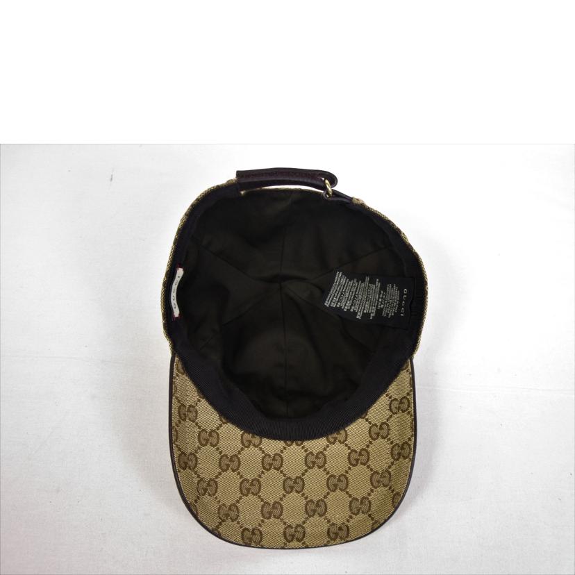 GUCCI グッチ/GGキャンバス ベースボールキャップ/200035//204891/Aランク/70