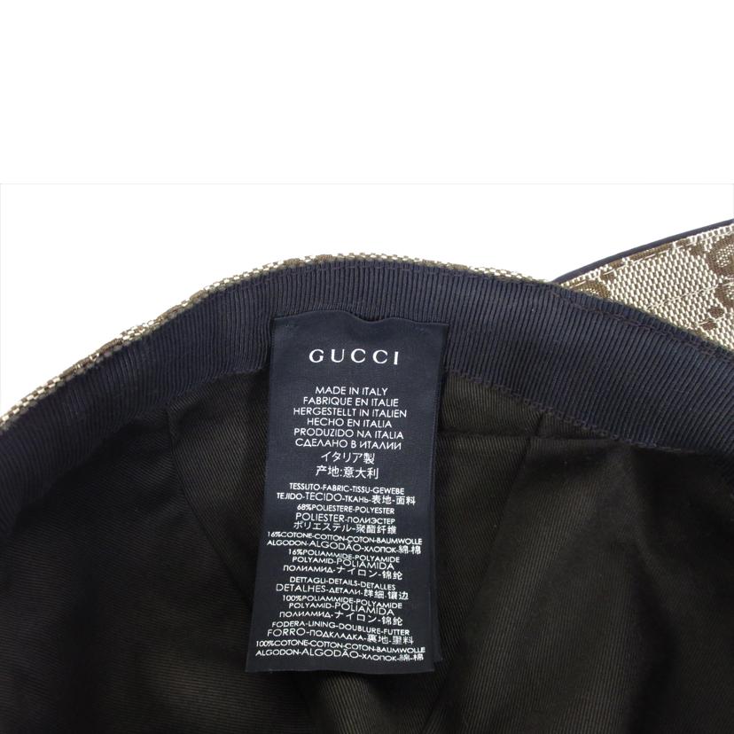GUCCI グッチ/GGキャンバス ベースボールキャップ/200035//204891/Aランク/70