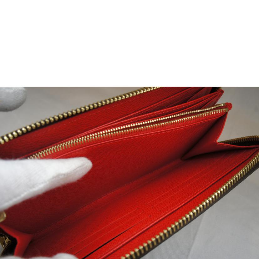 LV ルイヴィトン/ジッピー・ウォレット/モノグラム/コクリコ/M41896//MI1176/SAランク/92