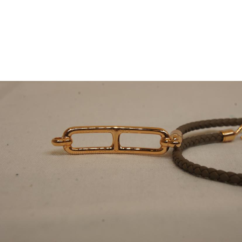 HERMES エルメス/ルリ/ドゥブルトゥールレザーブレスレット//LF0243/SAランク/92