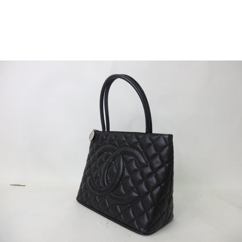 CHANEL シャネル/ココマーク復刻トート/キャビアスキン/シルバー金具/A01804//759****/Aランク/84