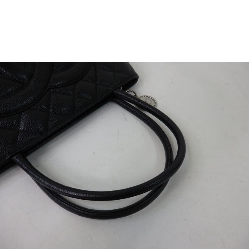 CHANEL シャネル/ココマーク復刻トート/キャビアスキン/シルバー金具/A01804//759****/Aランク/84