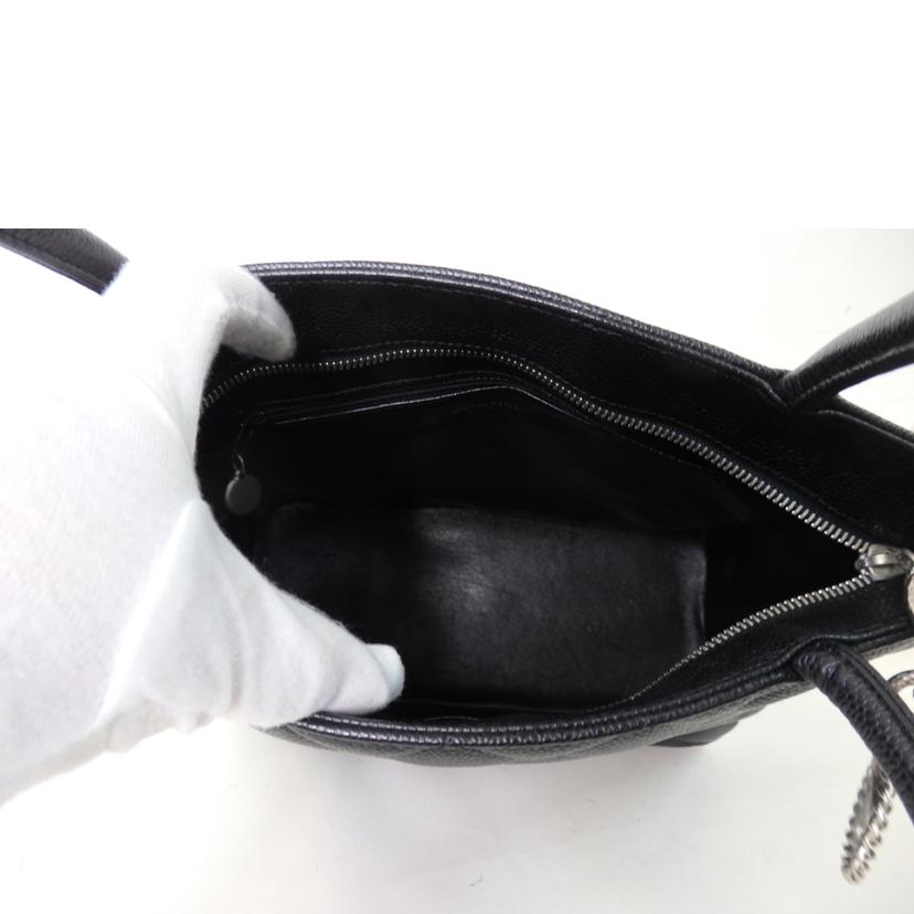CHANEL シャネル/ココマーク復刻トート/キャビアスキン/シルバー金具/A01804//759****/Aランク/84