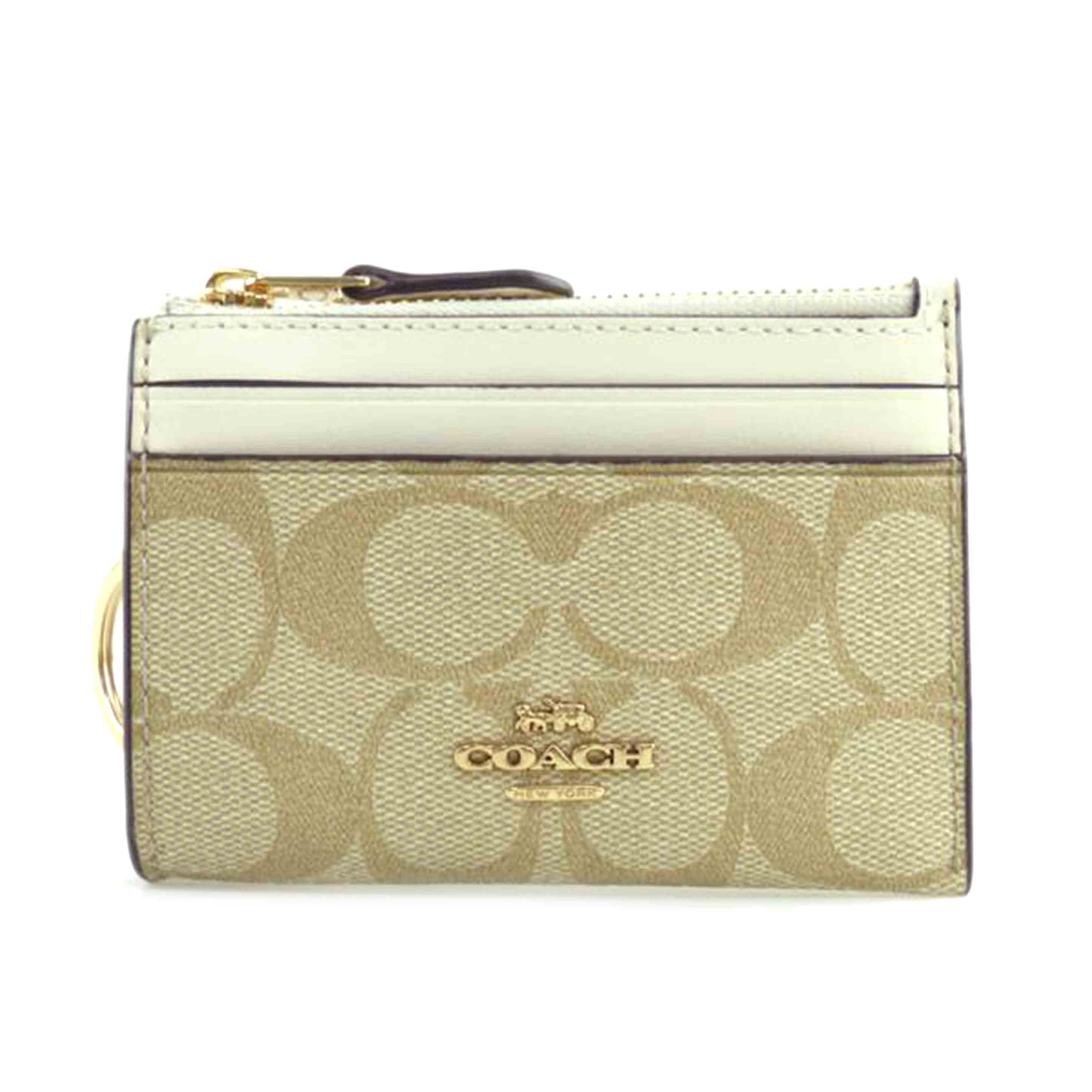 COACH コーチ/ラグジュアリーシグネチャーミニIDキーリングスキニー/88208//A22**/SAランク/64