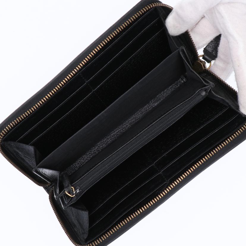 GUCCI グッチ/アニマリエレザージップアラウンドウォレット/523667 //584046/ABランク/75