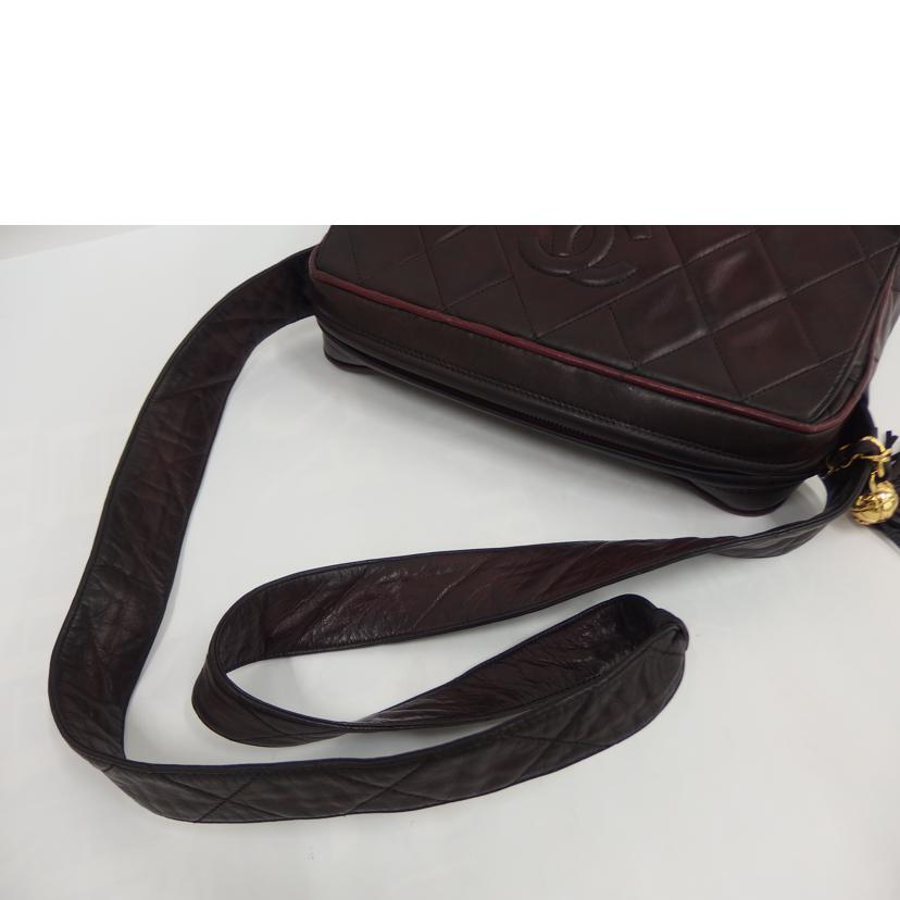 CHANEL シャネル/マトラッセフリンジショルダー/ボルドー//3481439/Bランク/82