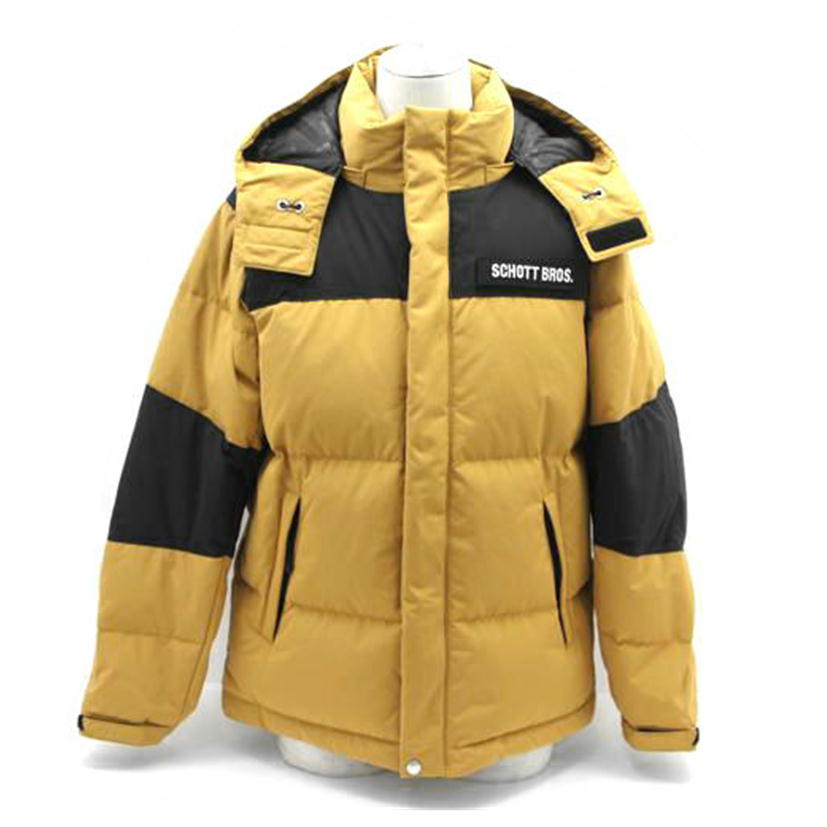 Schott ショット/クラシックツートーンダウンジャケット/マスタード/3122069//ABランク/78