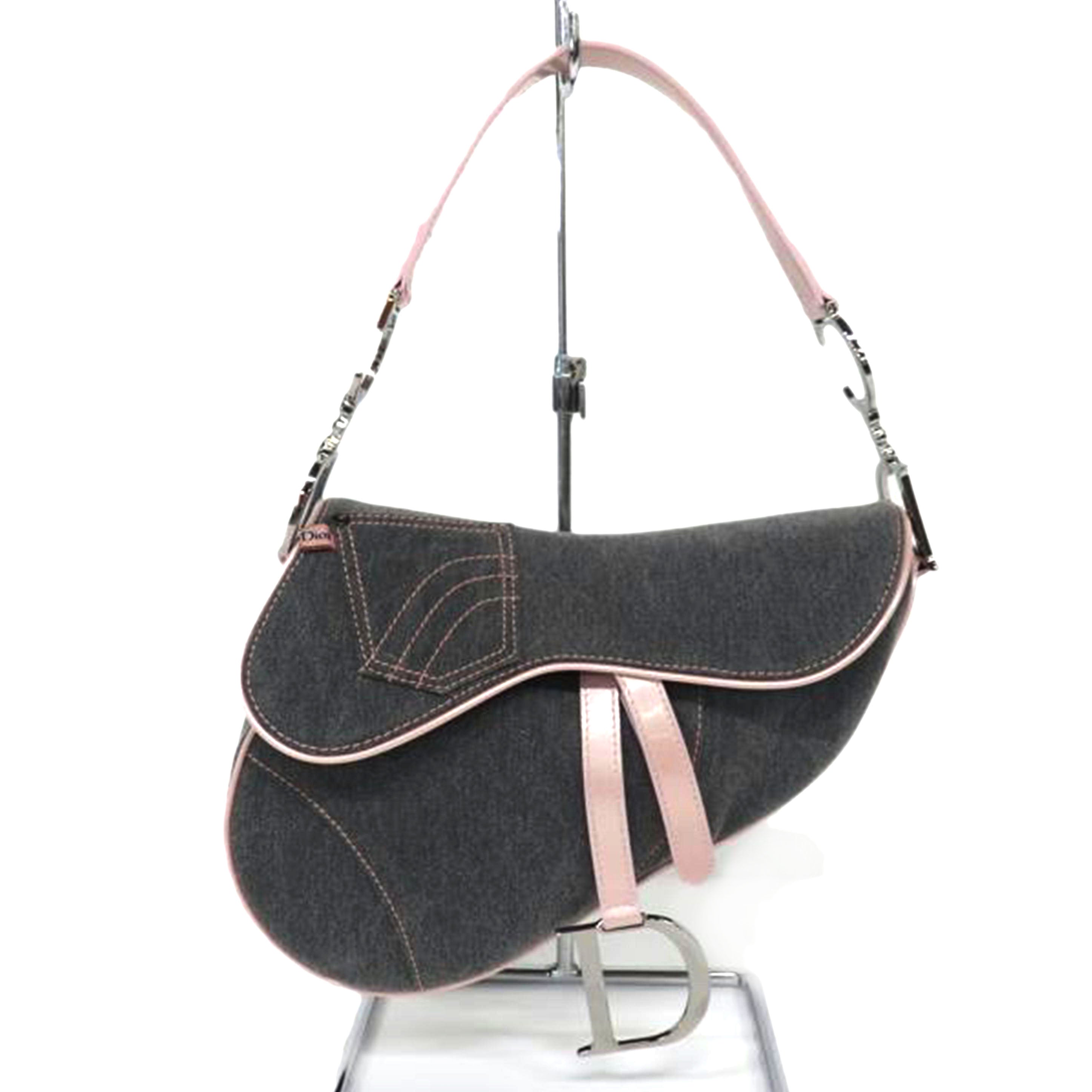 C.Dior ディオール/サドルバッグ/デニム×パテント/Gカード/JEP4400/02R******/ブランドバック/ABランク/83【中古】