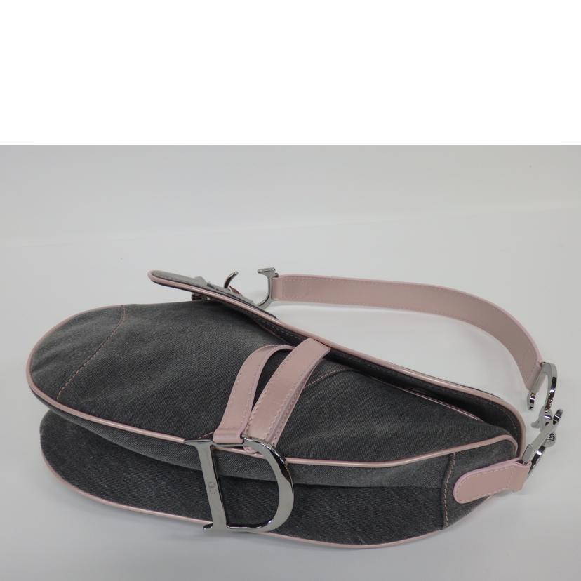 C.Dior ディオール/サドルバッグ/デニム×パテント/Gカード/JEP4400//02RU 0043/ABランク/83