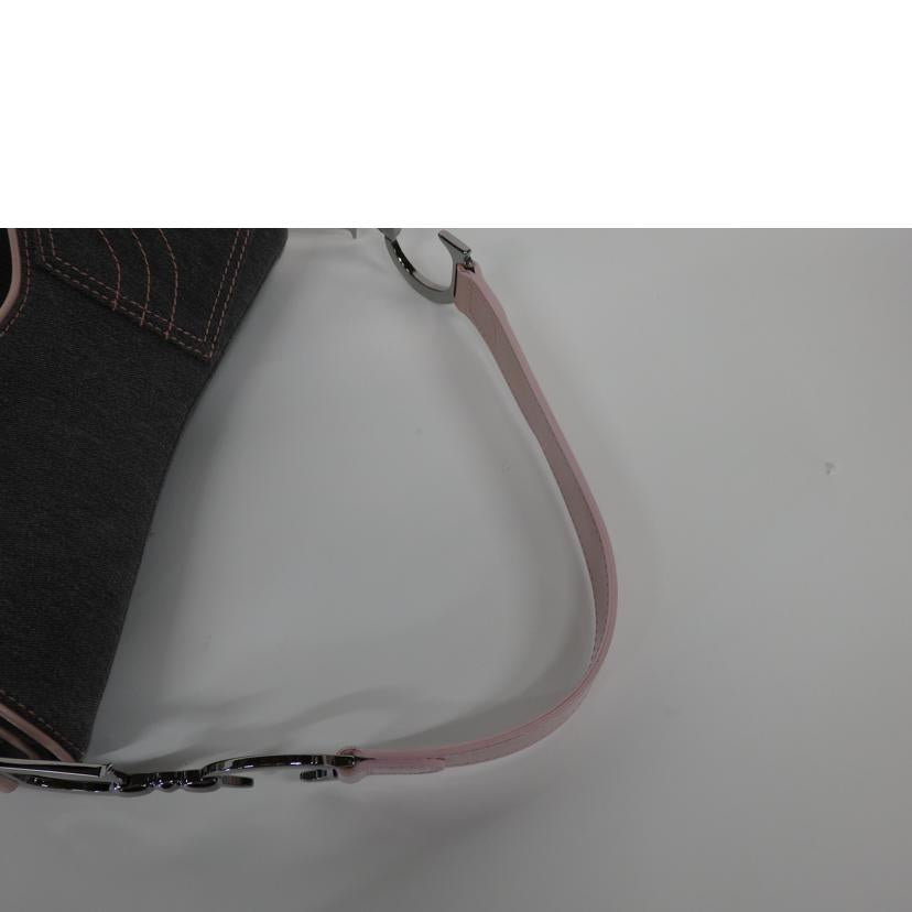 C.Dior ディオール/サドルバッグ/デニム×パテント/Gカード/JEP4400//02RU 0043/ABランク/83