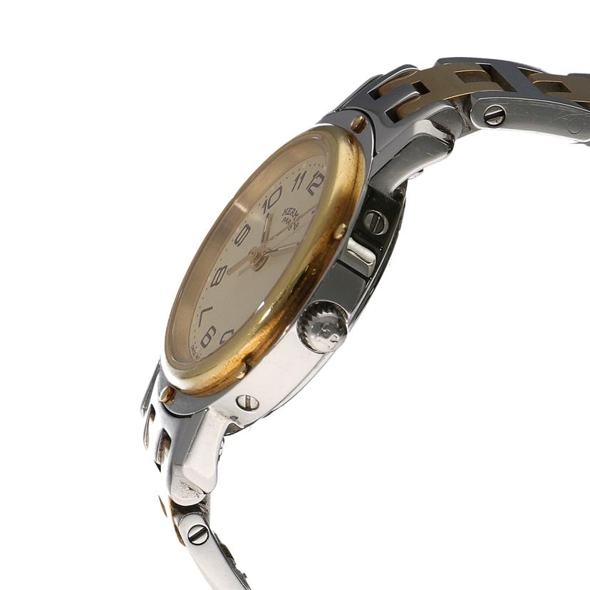 HERMES エルメス/クリッパー・アイボリー/レディース/クオーツ/CL4.220//942***/ABランク/62