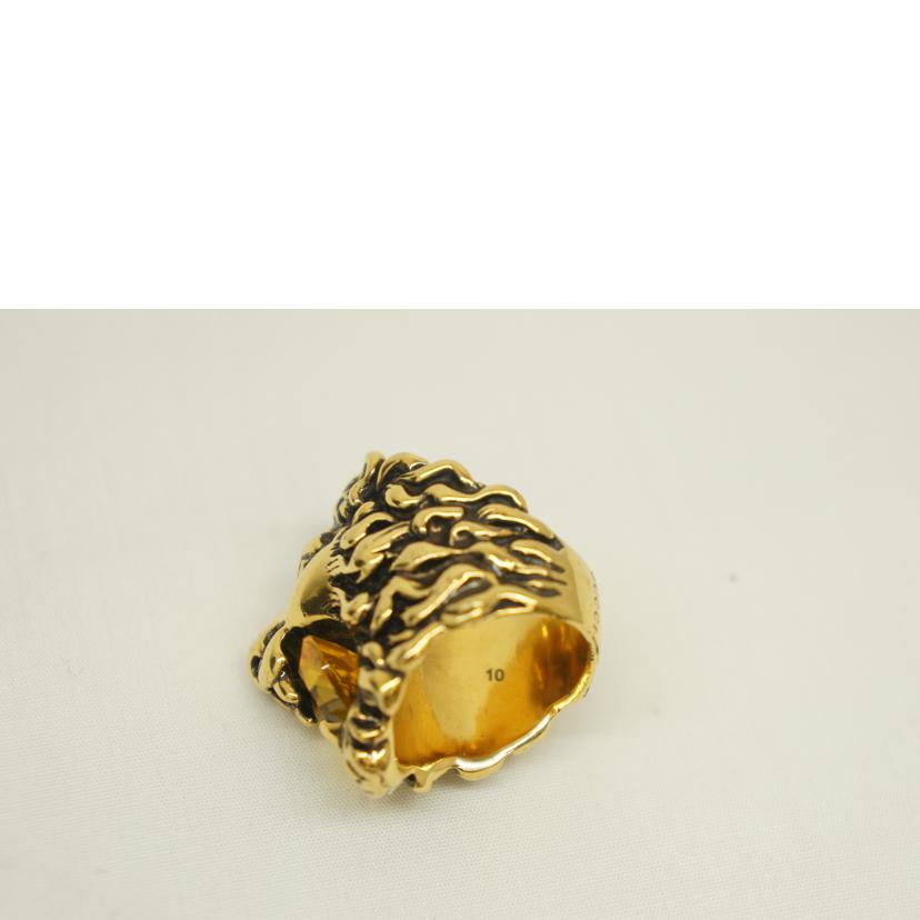 GUCCI グッチ/ライオンリング/イエローストーン//Bランク/09