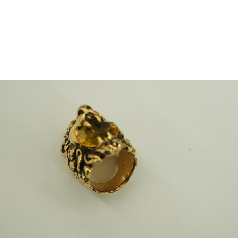 GUCCI グッチ/ライオンリング/イエローストーン//Bランク/09