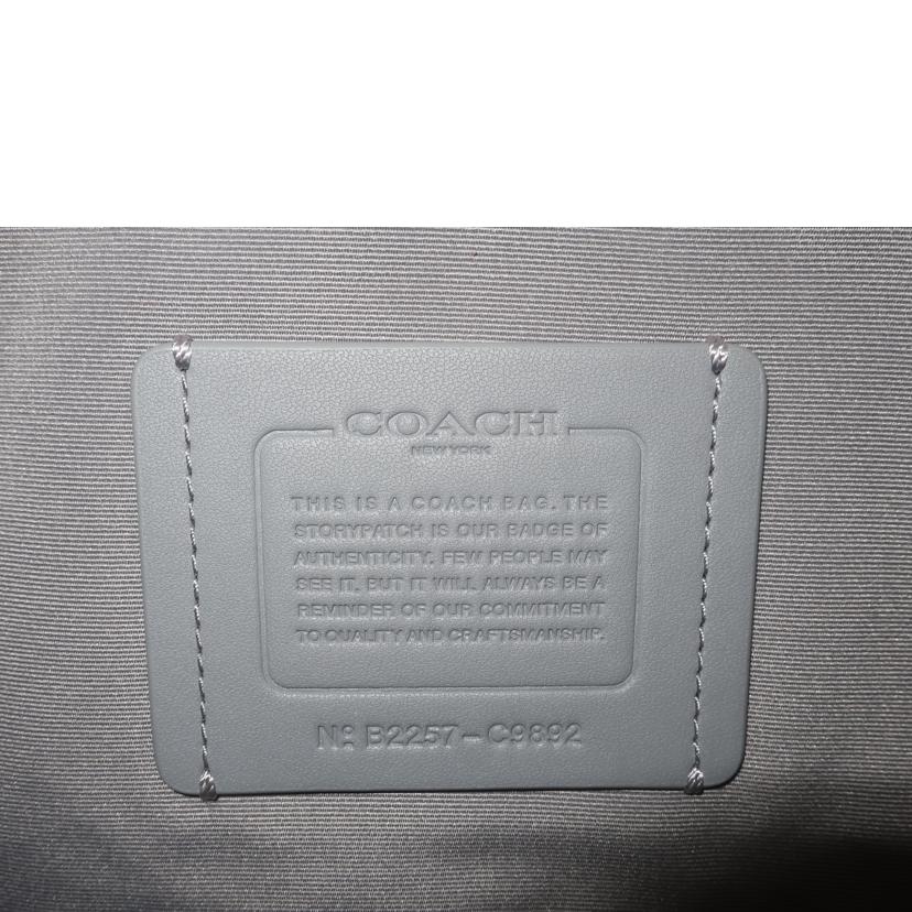 COACH コーチ/PVCレザー ボディーバッグ ウエストポーチ シグネチャー/C9892//Aランク/65
