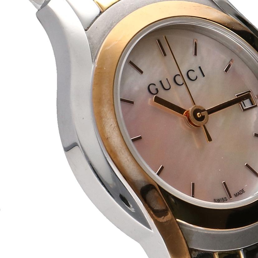 GUCCI グッチ/Gクラス・ピンクシェル/レディース/クオーツ/YA055539//140*****/Bランク/75