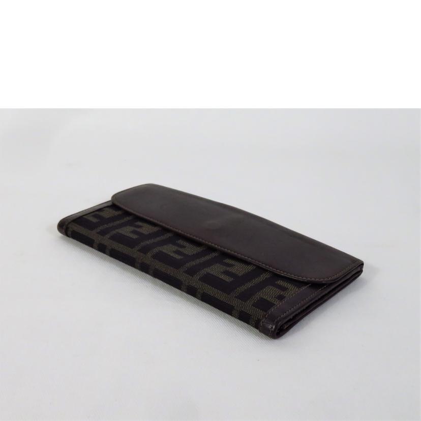 FENDI フェンディ/ズッカ柄 二つ折り長財布/30806//ABランク/81