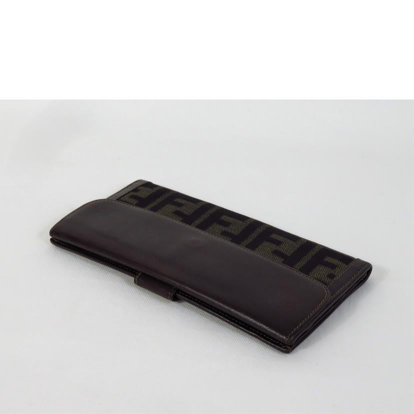 FENDI フェンディ/ズッカ柄 二つ折り長財布/30806//ABランク/81