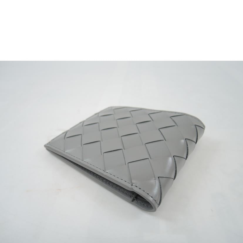 BOTTEGA VENETA ボッテガヴェネタ/イントレチャート二つ折り札入れ/コンクリート/592778 VMBI2//Aランク/06