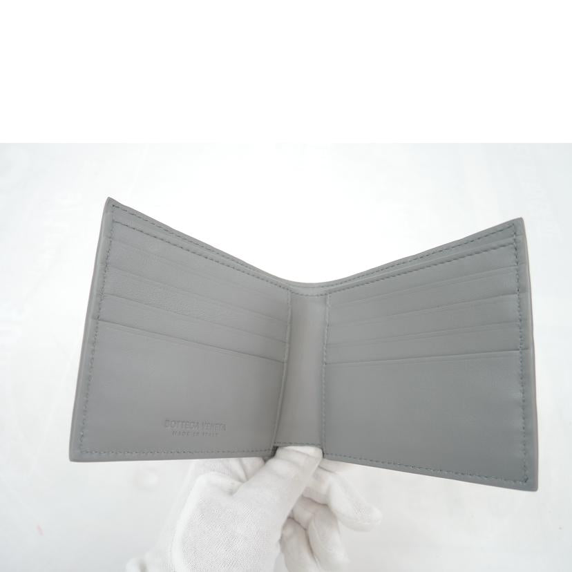 BOTTEGA VENETA ボッテガヴェネタ/イントレチャート二つ折り札入れ/コンクリート/592778 VMBI2//Aランク/06