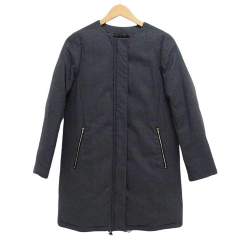 UNITED ARROWS ユナイテッドアローズ/ノーカラーダウンコート/グレー//ABランク/04