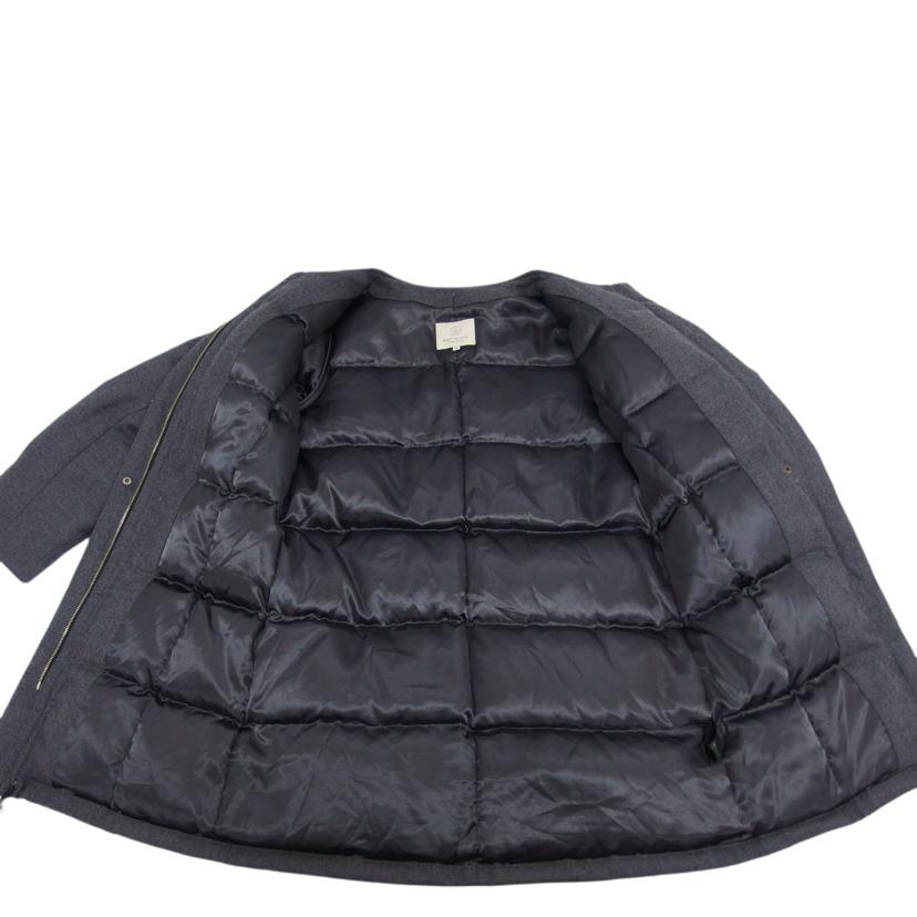 UNITED ARROWS ユナイテッドアローズ/ノーカラーダウンコート/グレー//ABランク/04